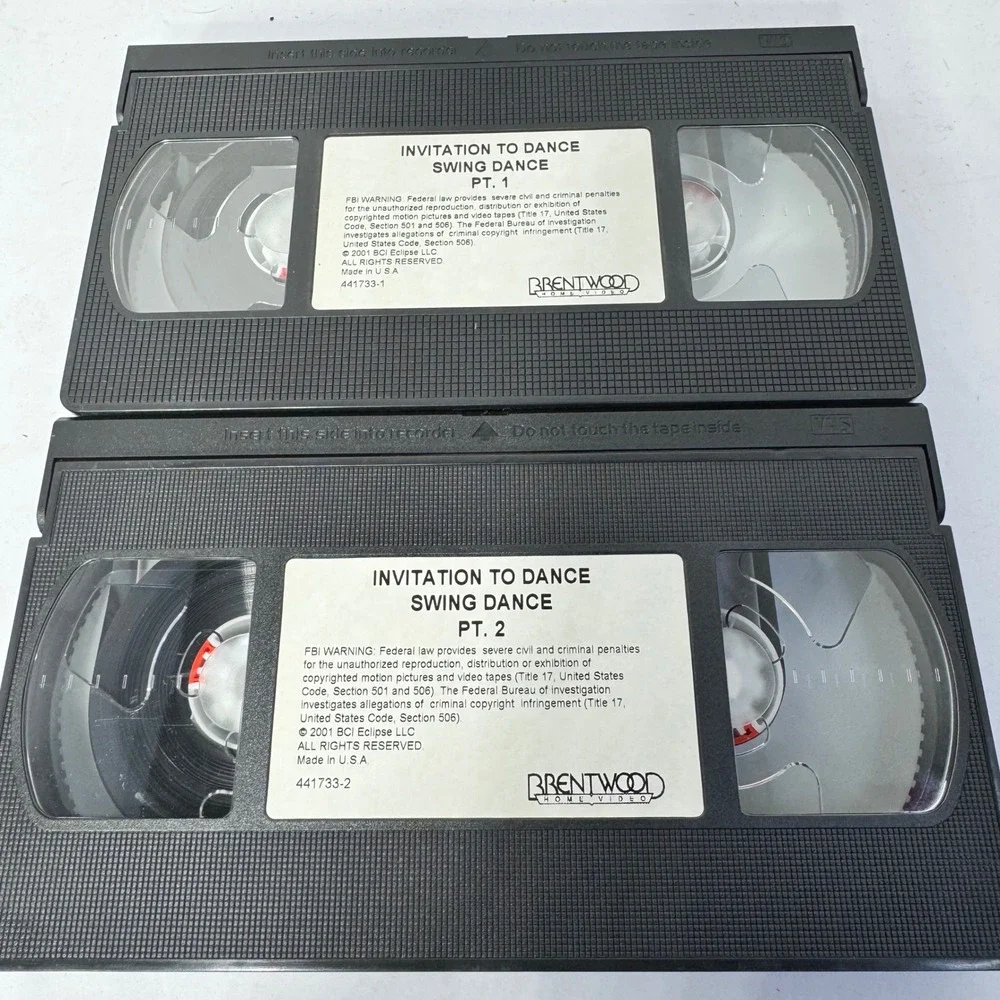 Invitation‎ to Dance: Swing 2 VHS Tape Box Set Video Instruction Kyle Susan Webb